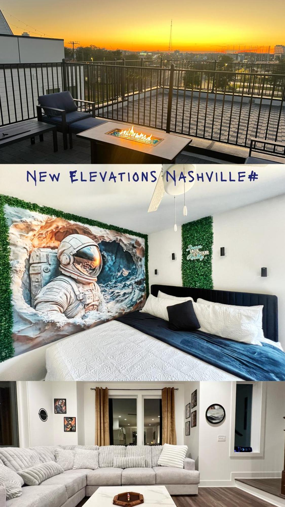New Elevations Rooftop 5 Min To Downtown Nash Нашвілл Екстер'єр фото